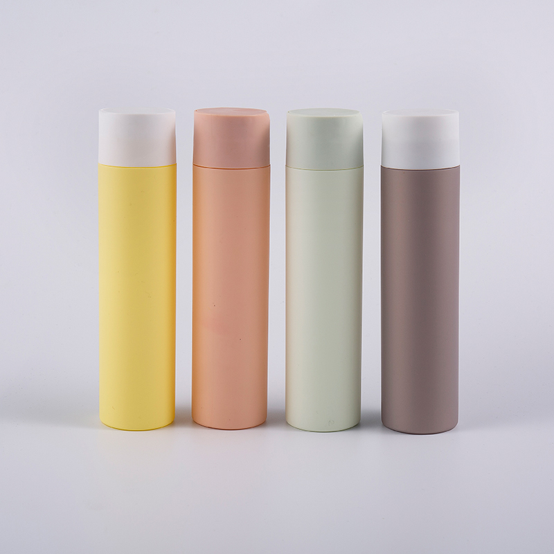 Nhiều màu sắc mềm mại hình tròn Chai làm sạch 250ml có nắp đĩa