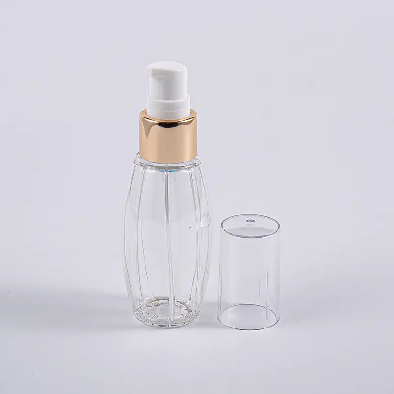 Sử dụng khi đi du lịch Chai hình quả bóng PETG 50ml có bơm