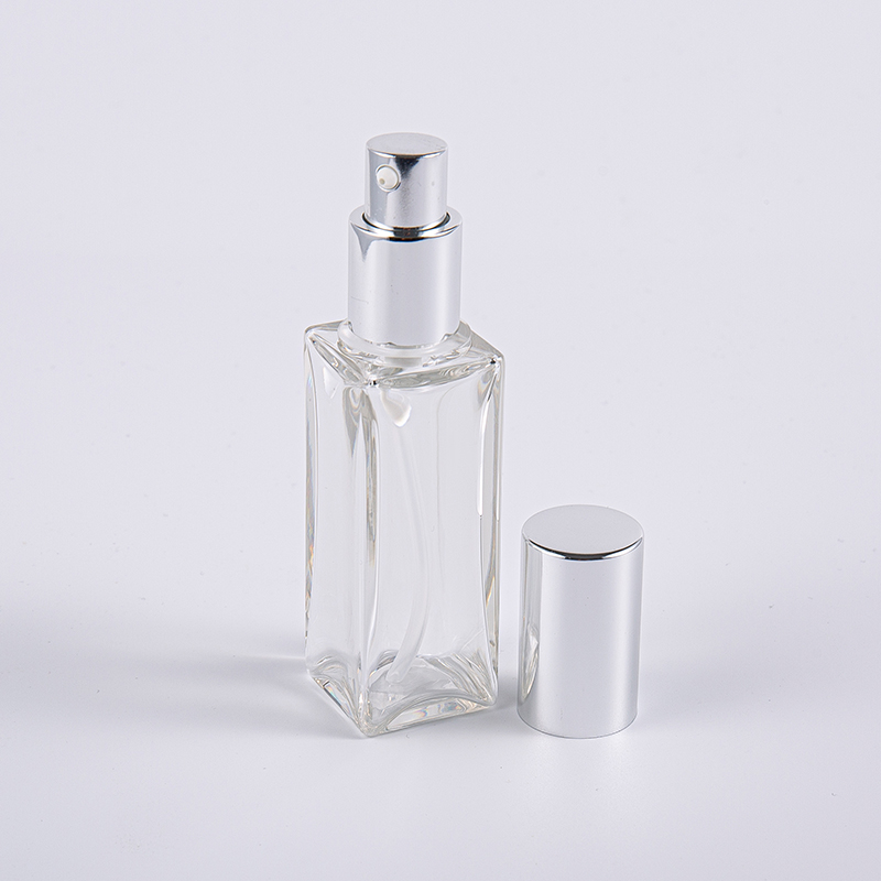 Dùng khi đi du lịch Kem dưỡng ẩm cho da mặt Chai kem dưỡng da vuông PETG 30ml 