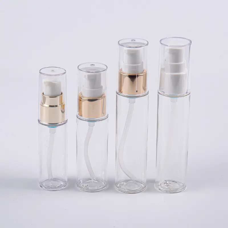 Sử dụng khi đi du lịch Chai kem dưỡng da PETG mỏng 20ml 30ml 40ml có bơm