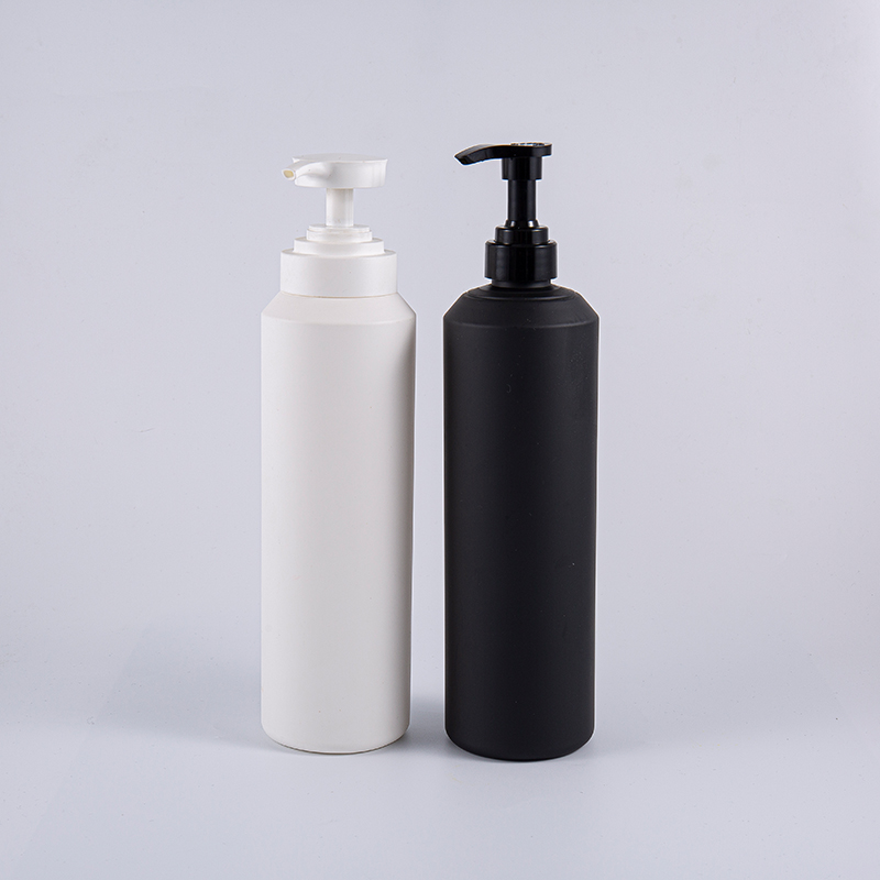 Chai bơm làm sạch PE màu trắng và đen kích thước lớn 1000ml
