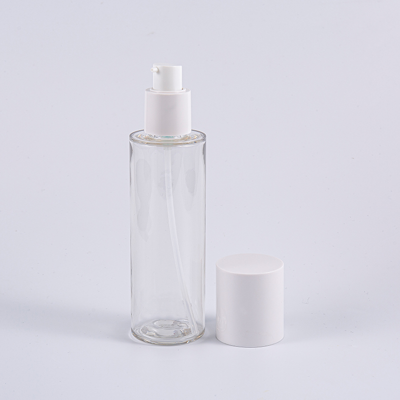 Chăm sóc cá nhân 130ml 170ml 200ml Chai bơm kem dưỡng da Petg hình tròn