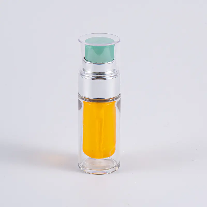 Chai PETG trong suốt có túi bên trong bằng hỗn hợp nhiều lớp 30ml Chai chân không 50ml có bơm