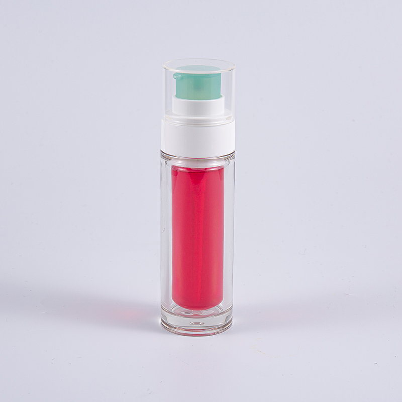 Chai PETG trong suốt có túi bên trong bằng hỗn hợp nhiều lớp 30ml Chai chân không 50ml có bơm
