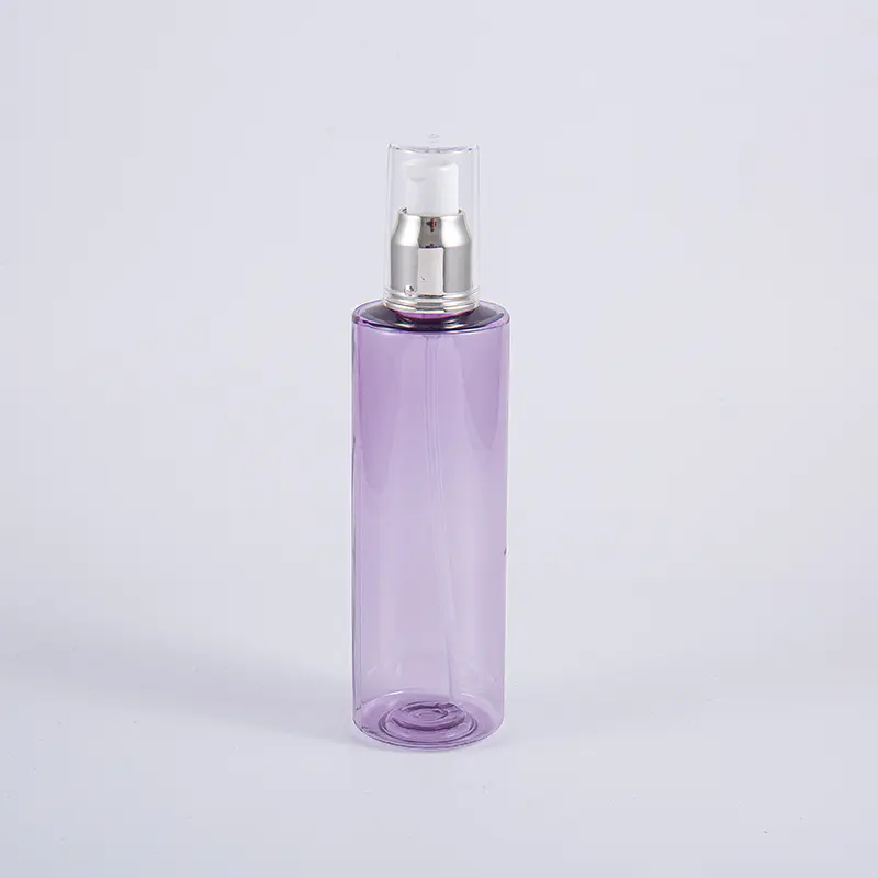 Chai nước hoa hồng PET tròn 200ml Chai nước hoa hồng PET tròn 200ml